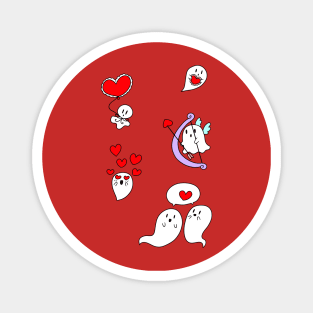 Valentine Ghosts Magnet